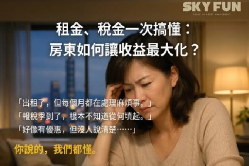 公益講座熱烈報名中》房東專屬全台巡迴講座∣租金、稅金一次搞懂：房東如何讓收益最大化？